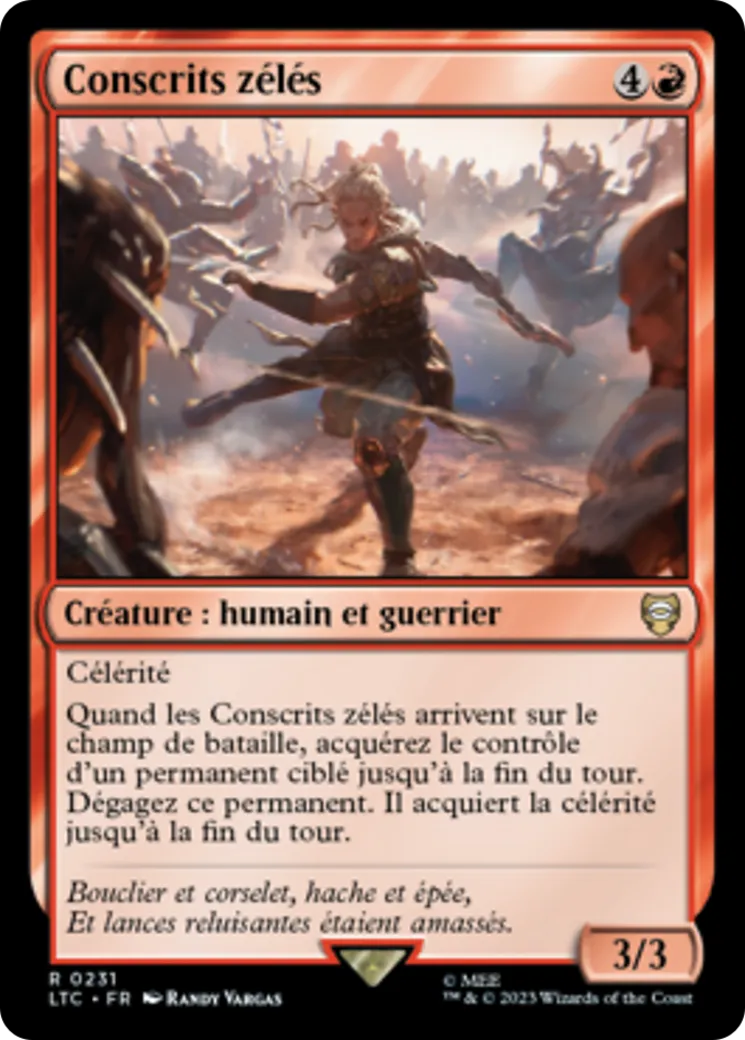 Conscrits zélés — Tales of Middle-earth Commander — Magic: The Gathering
