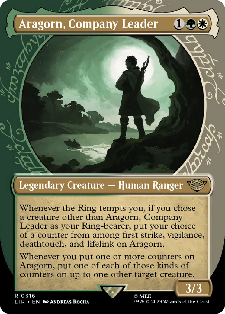 Aragorn, Company Leader from The Lord of the Rings: Tales of Middle-earth - Magic: The Gathering