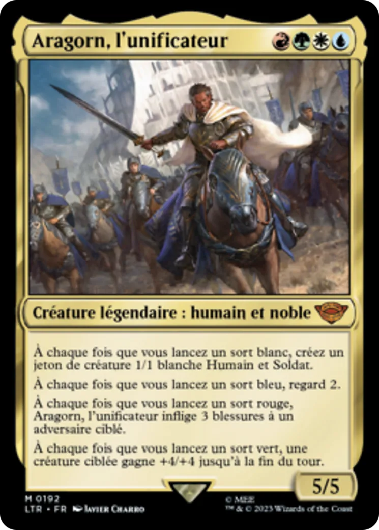 Aragorn, l'unificateur — The Lord of the Rings: Tales of Middle-earth — Magic: The Gathering