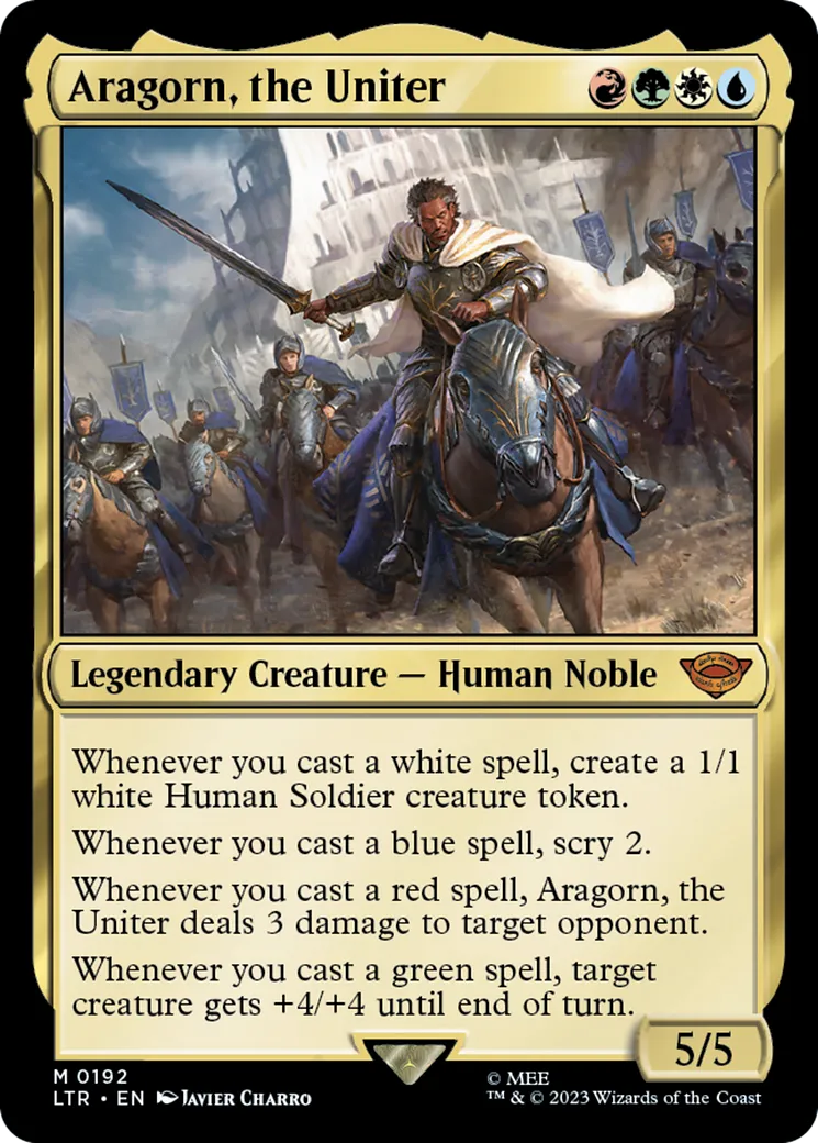 Aragorn, the Uniter — The Lord of the Rings: Tales of Middle-earth — Magic: The Gathering