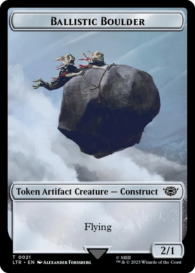 Ballistic Boulder — The Lord of the Rings: Tales of Middle-earth — Magic: The Gathering