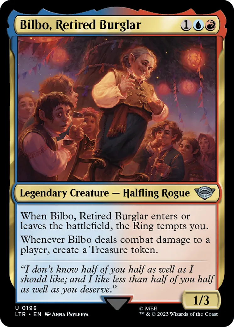 Bilbo, cambrioleur à la retraite — The Lord of the Rings: Tales of Middle-earth — Magic: The Gathering