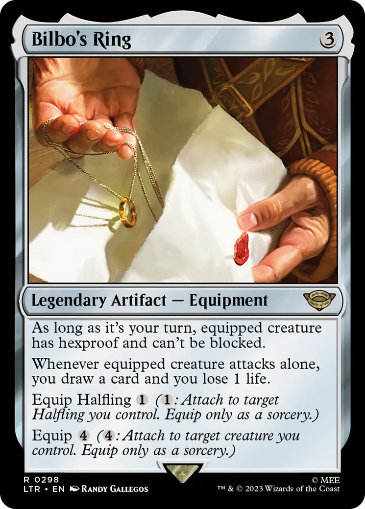 Anneau de Bilbo — The Lord of the Rings: Tales of Middle-earth — Magic: The Gathering