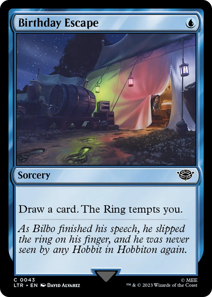 Évasion d'anniversaire — The Lord of the Rings: Tales of Middle-earth — Magic: The Gathering