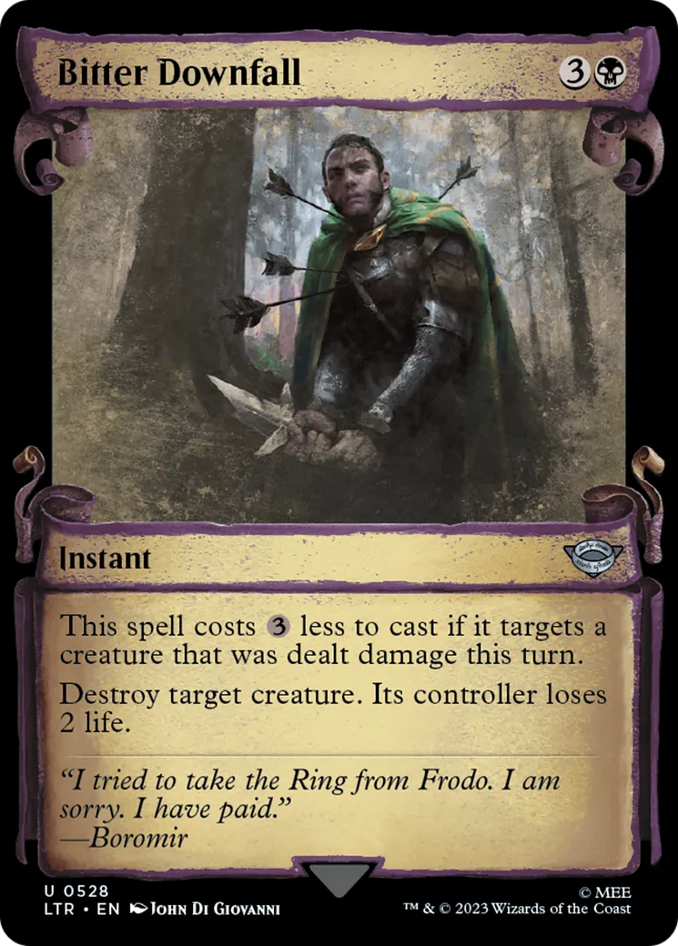 Chute amère — The Lord of the Rings: Tales of Middle-earth — Magic: The Gathering