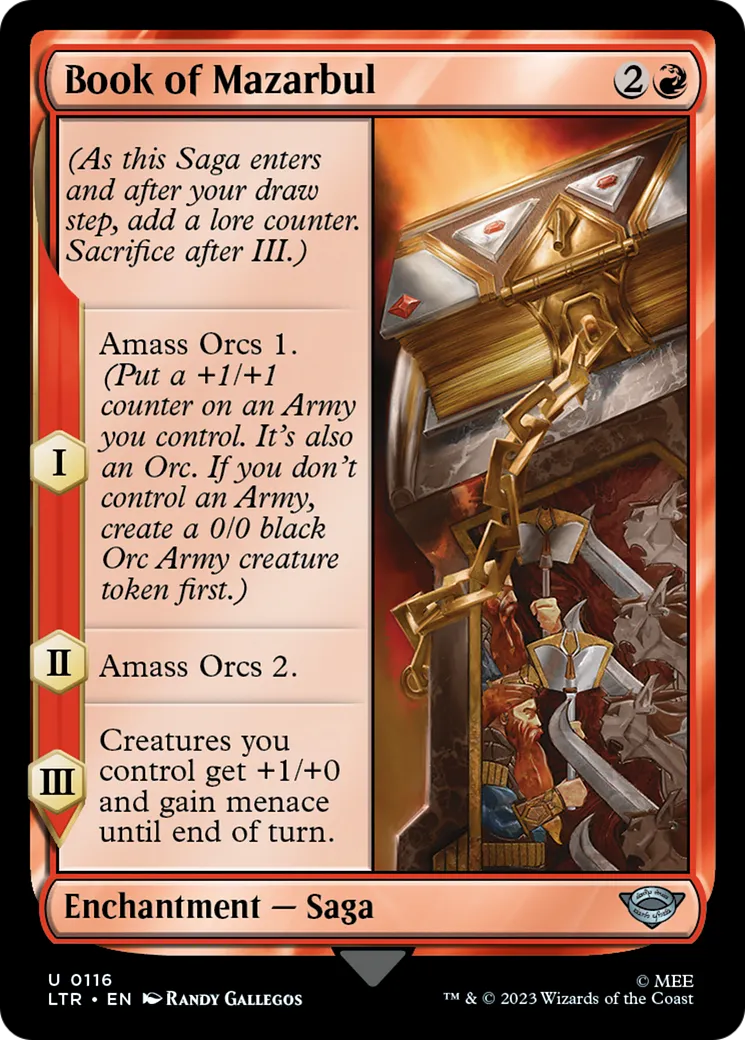 Livre de Mazarbul — The Lord of the Rings: Tales of Middle-earth — Magic: The Gathering