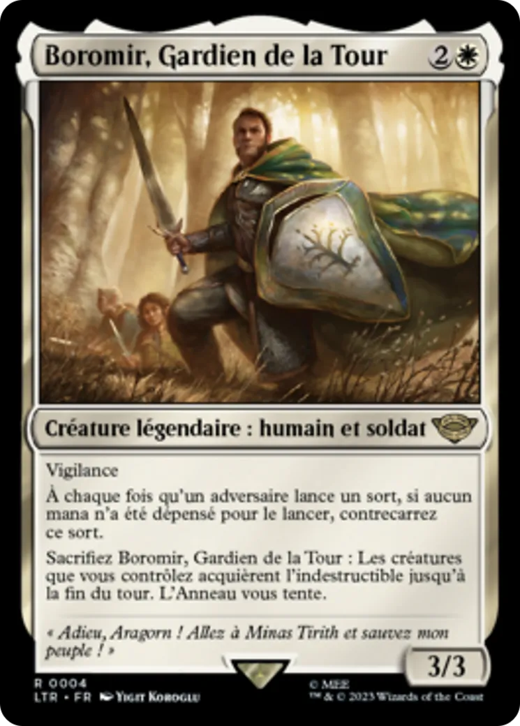 Boromir, Gardien de la Tour — The Lord of the Rings: Tales of Middle-earth — Magic: The Gathering