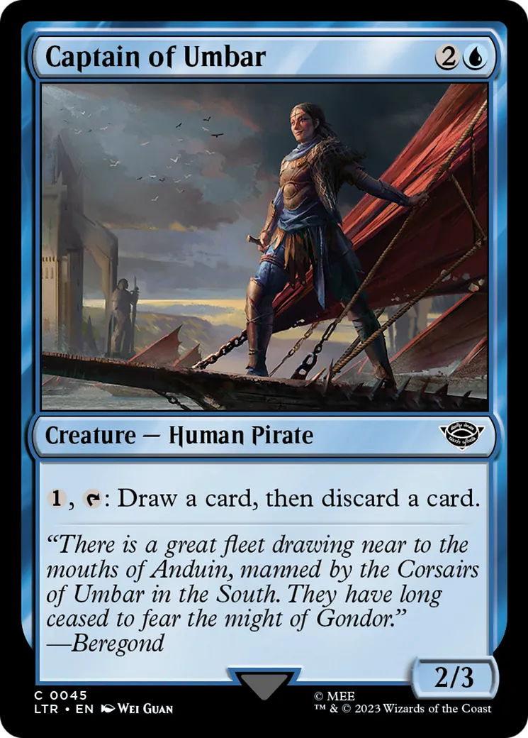 Capitaine d'Umbar — The Lord of the Rings: Tales of Middle-earth — Magic: The Gathering