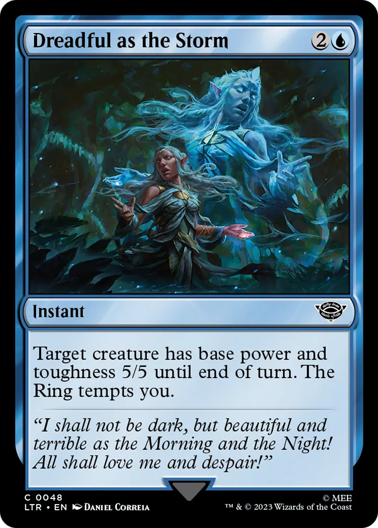 Terrible comme la tempête — The Lord of the Rings: Tales of Middle-earth — Magic: The Gathering