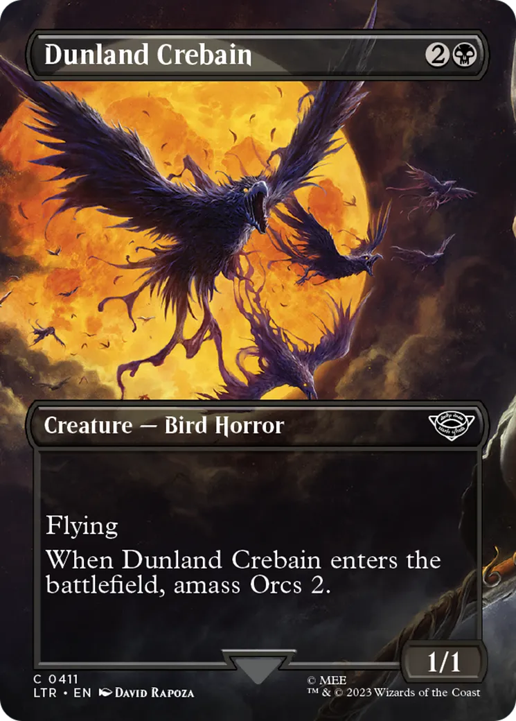 Dunland Crebain — The Lord of the Rings: Tales of Middle-earth — Magic: The Gathering