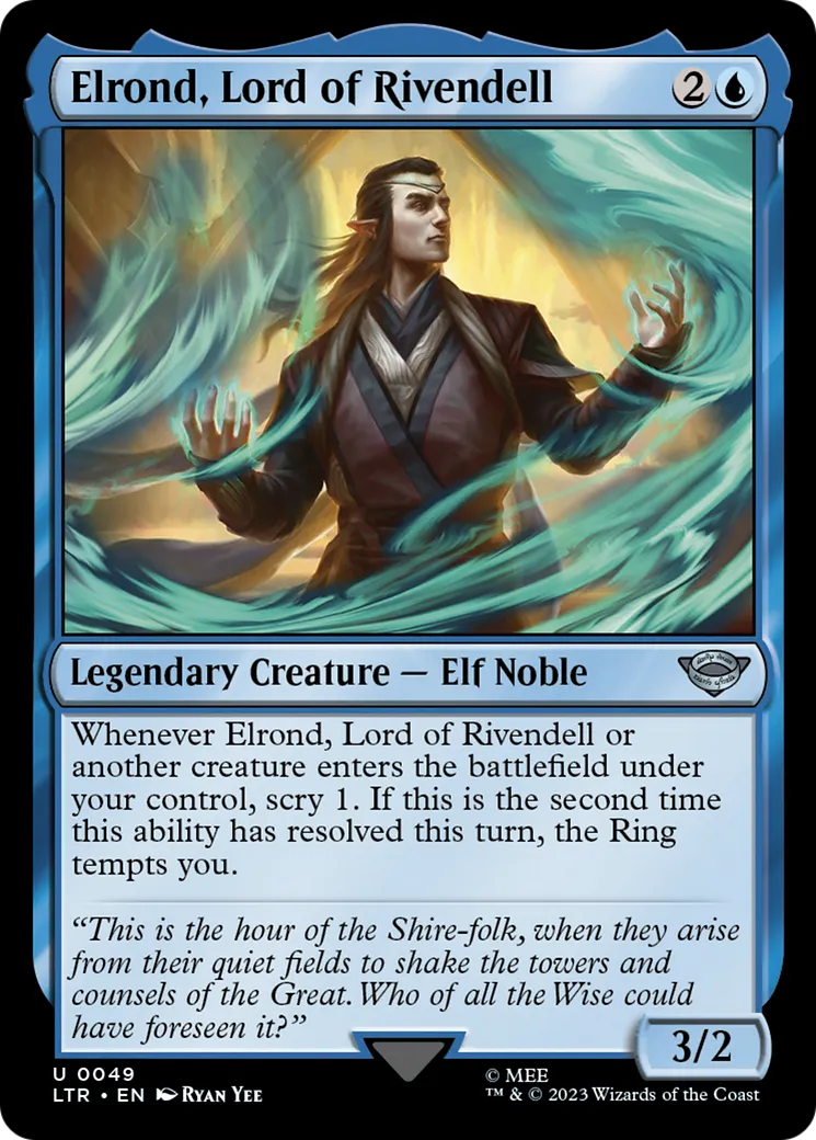 Elrond, seigneur de Fondcombe — The Lord of the Rings: Tales of Middle-earth — Magic: The Gathering