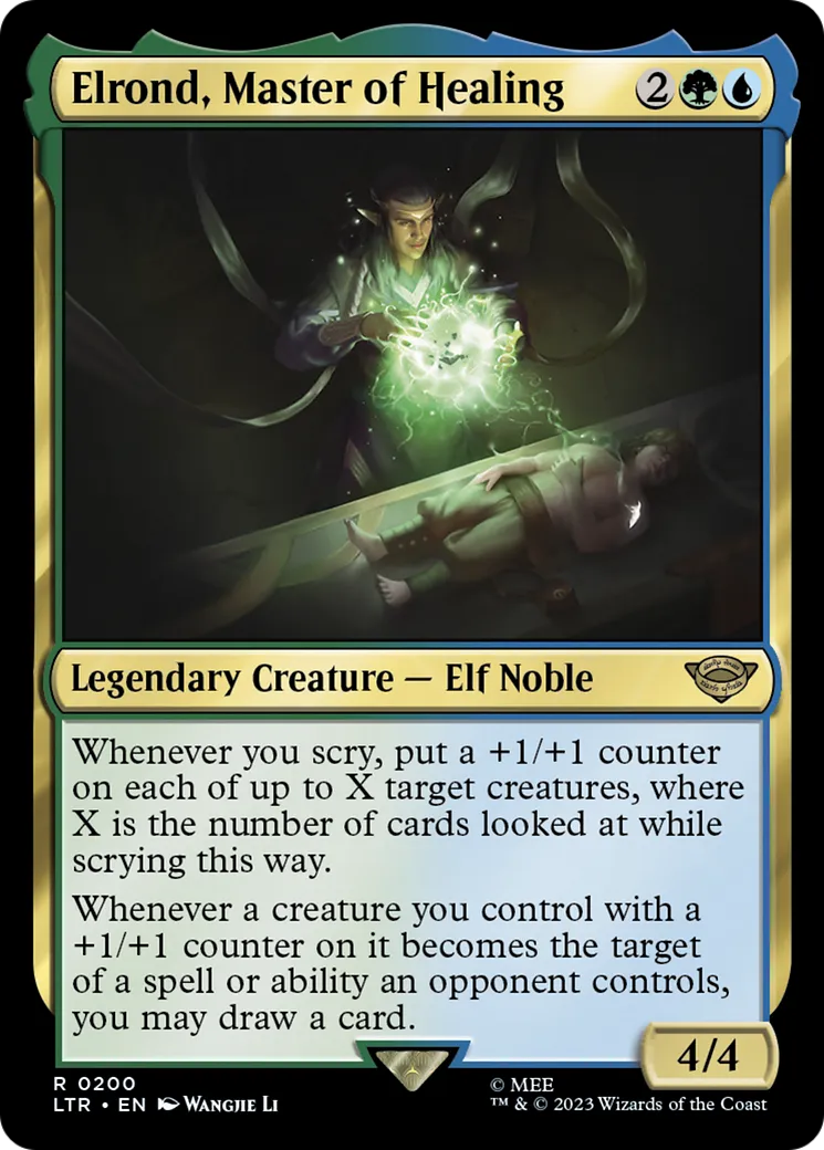 Elrond, maître des soins — The Lord of the Rings: Tales of Middle-earth — Magic: The Gathering