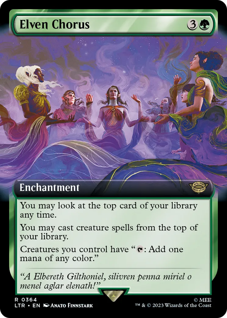 Chœur elfe — The Lord of the Rings: Tales of Middle-earth — Magic: The Gathering