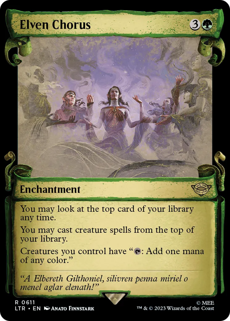 Elven Chorus — The Lord of the Rings: Tales of Middle-earth — Magic: The Gathering