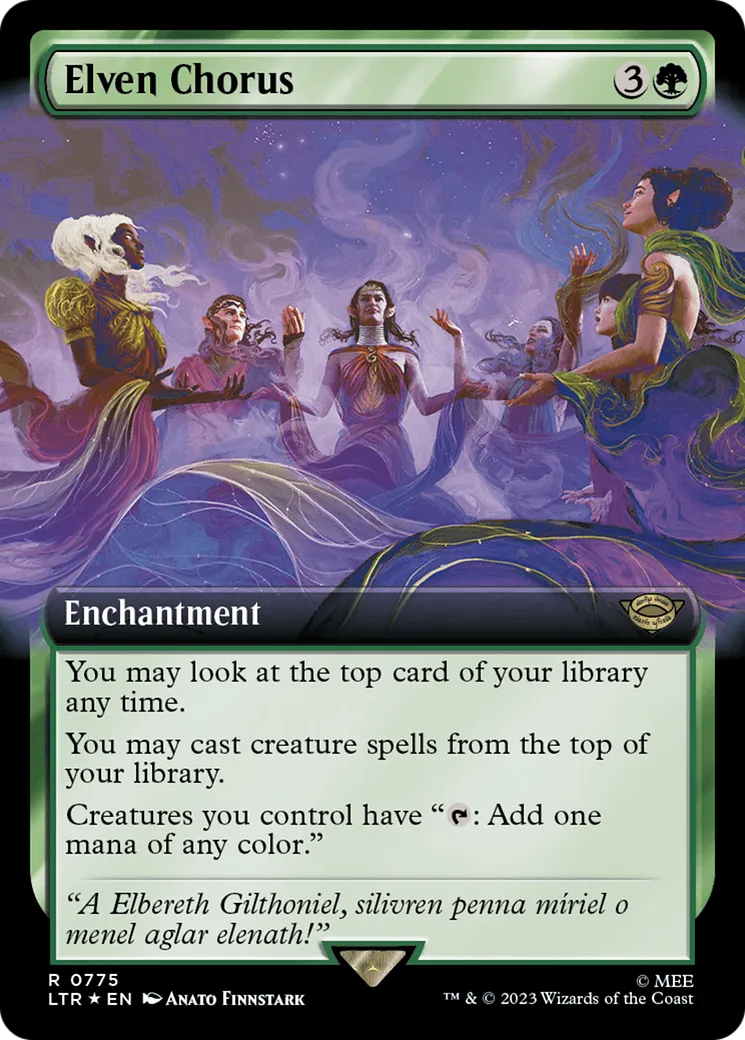 Elven Chorus — The Lord of the Rings: Tales of Middle-earth — Magic: The Gathering