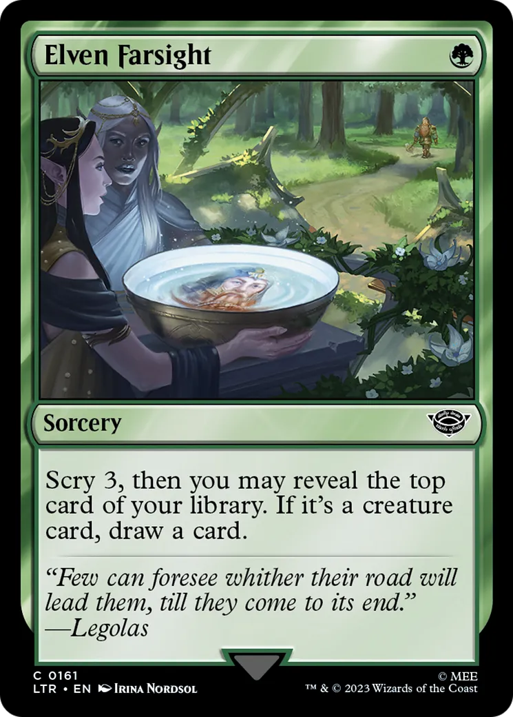 Elven Farsight — The Lord of the Rings: Tales of Middle-earth — Magic: The Gathering