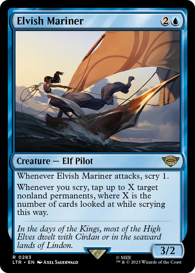 Elvish Mariner — The Lord of the Rings: Tales of Middle-earth — Magic: The Gathering