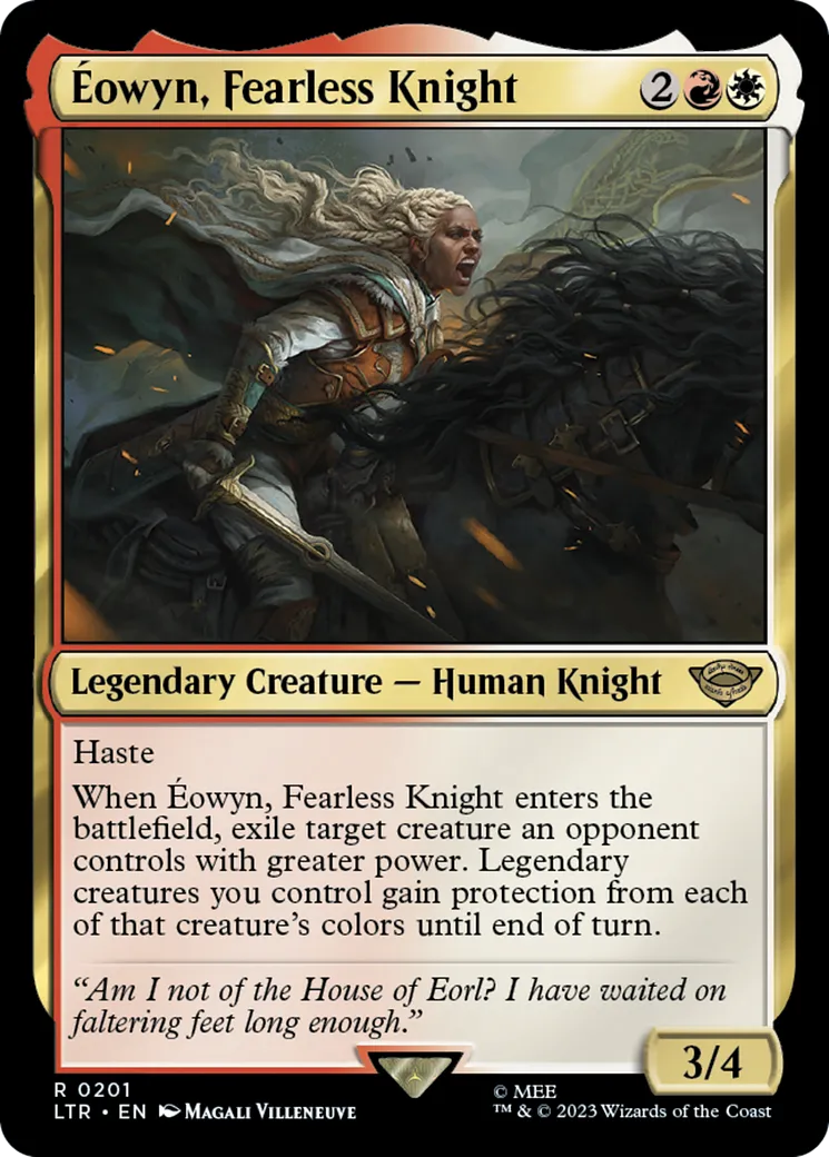Éowyn, Fearless Knight — The Lord of the Rings: Tales of Middle-earth — Magic: The Gathering