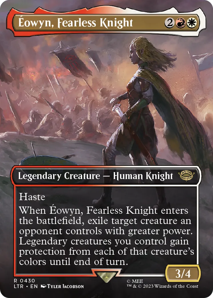 Éowyn, chevalière intrépide — The Lord of the Rings: Tales of Middle-earth — Magic: The Gathering