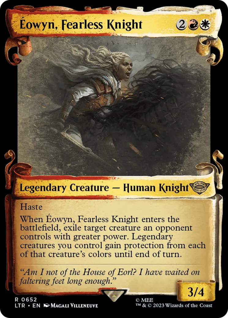 Éowyn, chevalière intrépide — The Lord of the Rings: Tales of Middle-earth — Magic: The Gathering