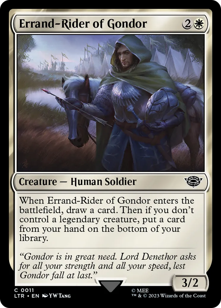 Messager du Gondor — The Lord of the Rings: Tales of Middle-earth — Magic: The Gathering