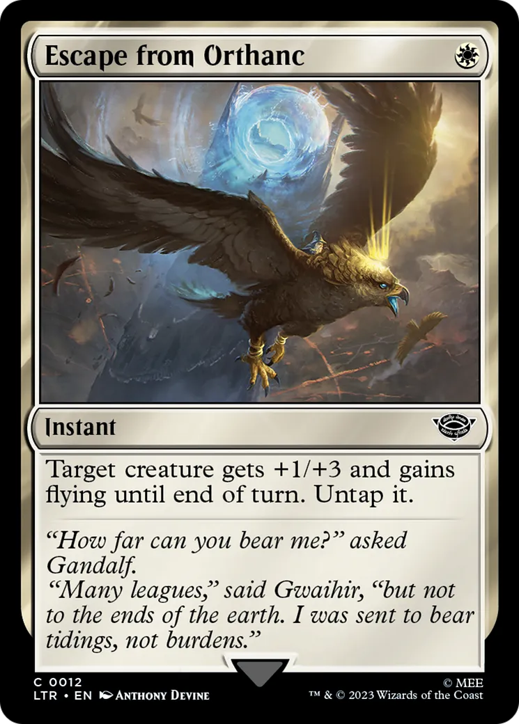 Évasion d'Orthanc — The Lord of the Rings: Tales of Middle-earth — Magic: The Gathering