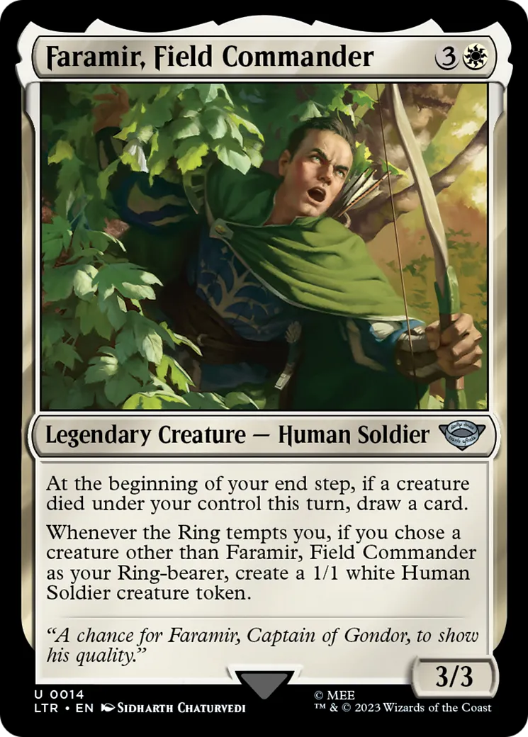Faramir, commandant de terrain — The Lord of the Rings: Tales of Middle-earth — Magic: The Gathering