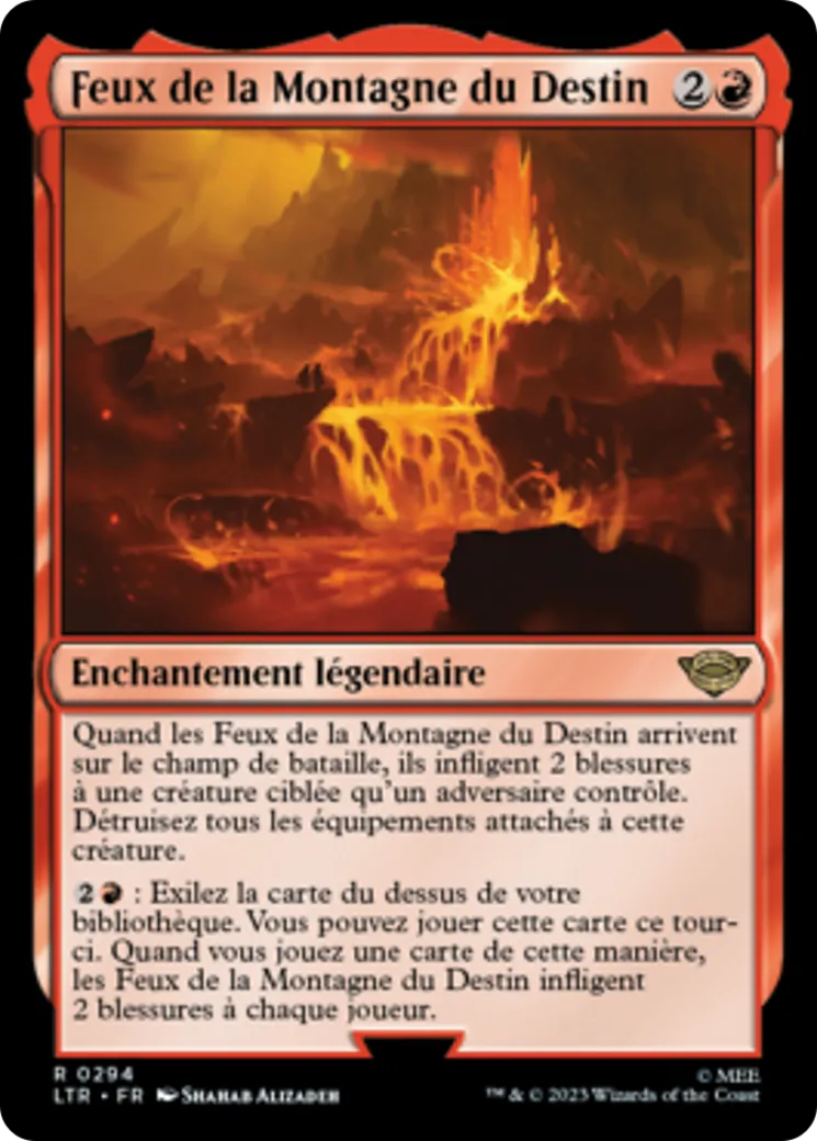 Feux de la Montagne du Destin — The Lord of the Rings: Tales of Middle-earth — Magic: The Gathering