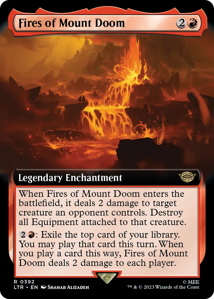 Feux de la Montagne du Destin — The Lord of the Rings: Tales of Middle-earth — Magic: The Gathering