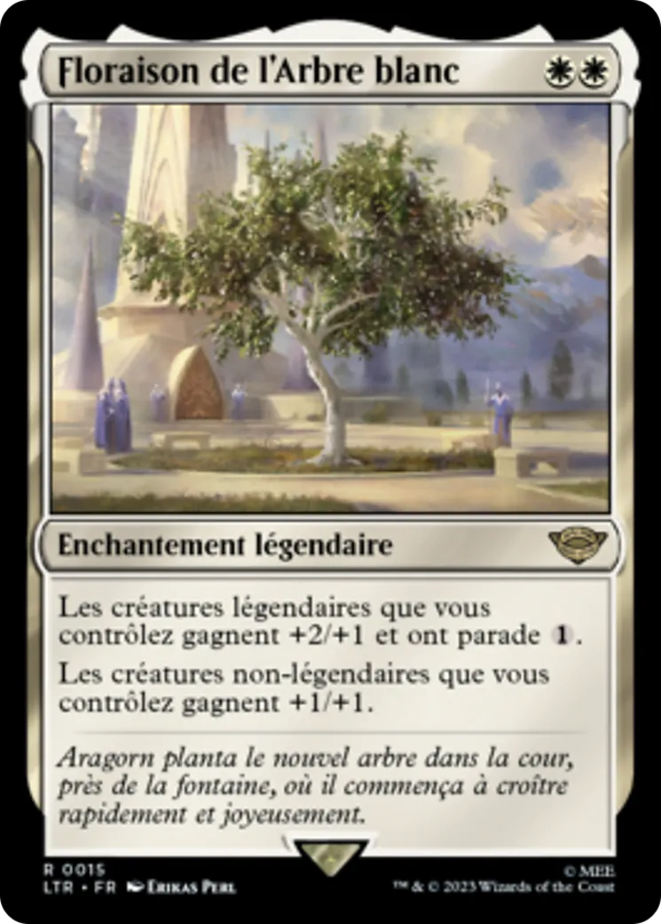 Floraison de l'Arbre blanc — The Lord of the Rings: Tales of Middle-earth — Magic: The Gathering