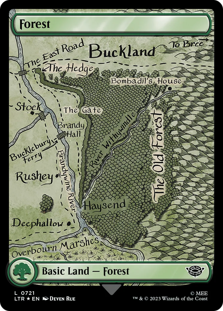 Forest — The Lord of the Rings: Tales of Middle-earth — Magic: The Gathering