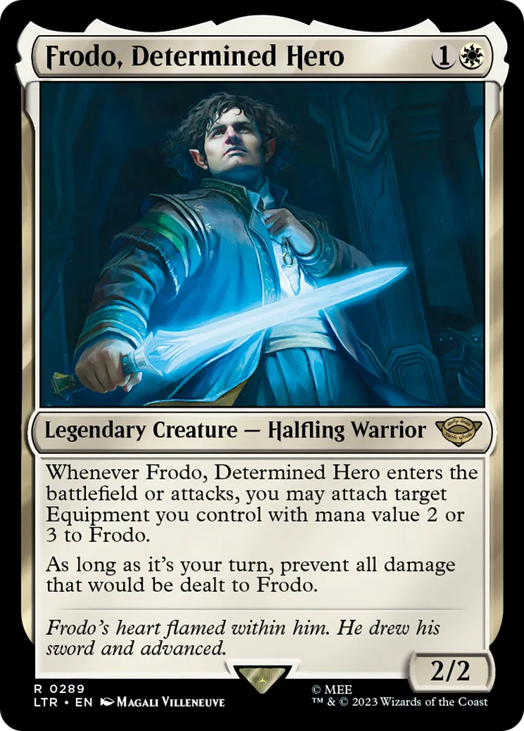 Frodo, héros déterminé — The Lord of the Rings: Tales of Middle-earth — Magic: The Gathering