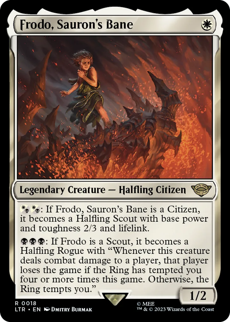 Frodo, Sauron's Bane from The Lord of the Rings: Tales of Middle-earth - Magic: The Gathering