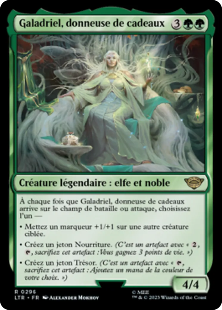 Galadriel, donneuse de cadeaux — The Lord of the Rings: Tales of Middle-earth — Magic: The Gathering