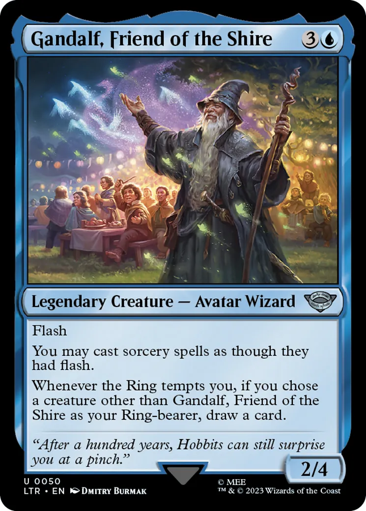 Gandalf, ami de la Comté — The Lord of the Rings: Tales of Middle-earth — Magic: The Gathering
