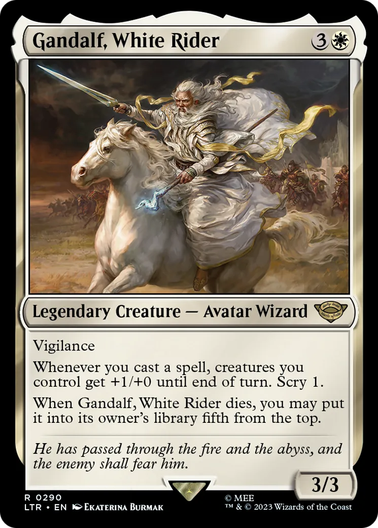Gandalf, White Rider — The Lord of the Rings: Tales of Middle-earth — Magic: The Gathering