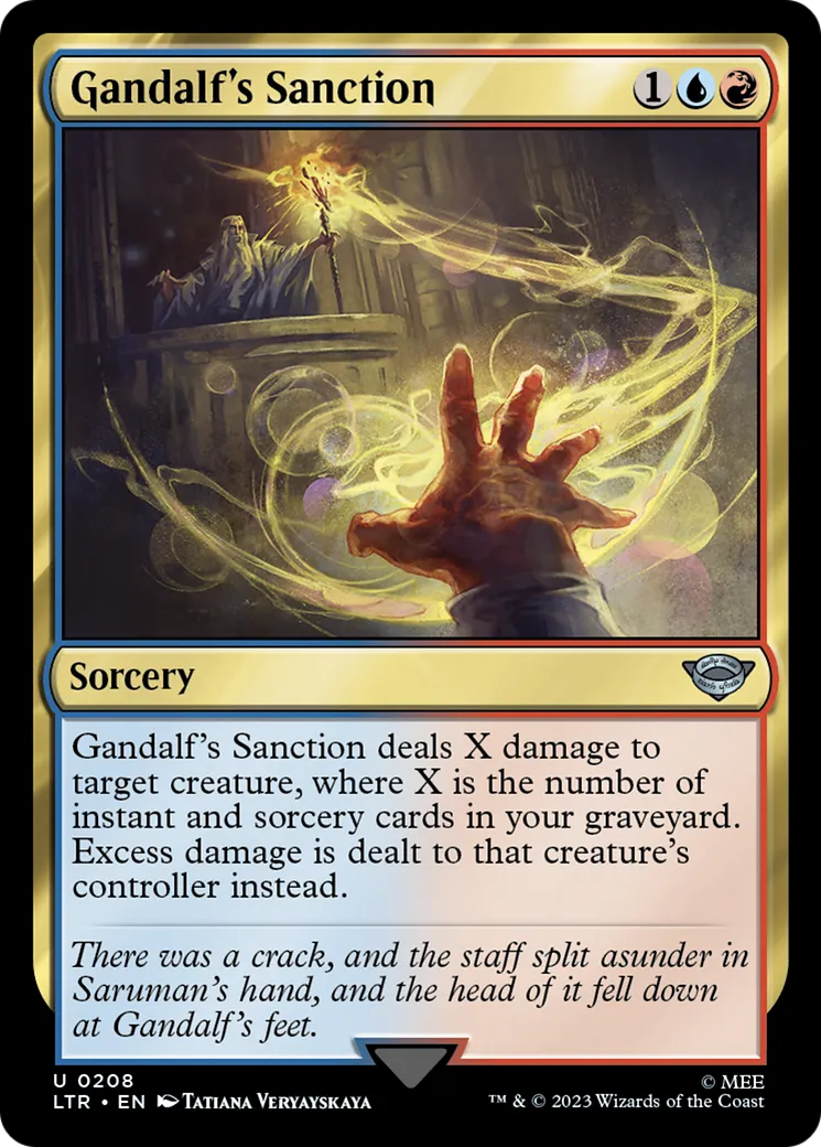 Condamnation par Gandalf — The Lord of the Rings: Tales of Middle-earth — Magic: The Gathering