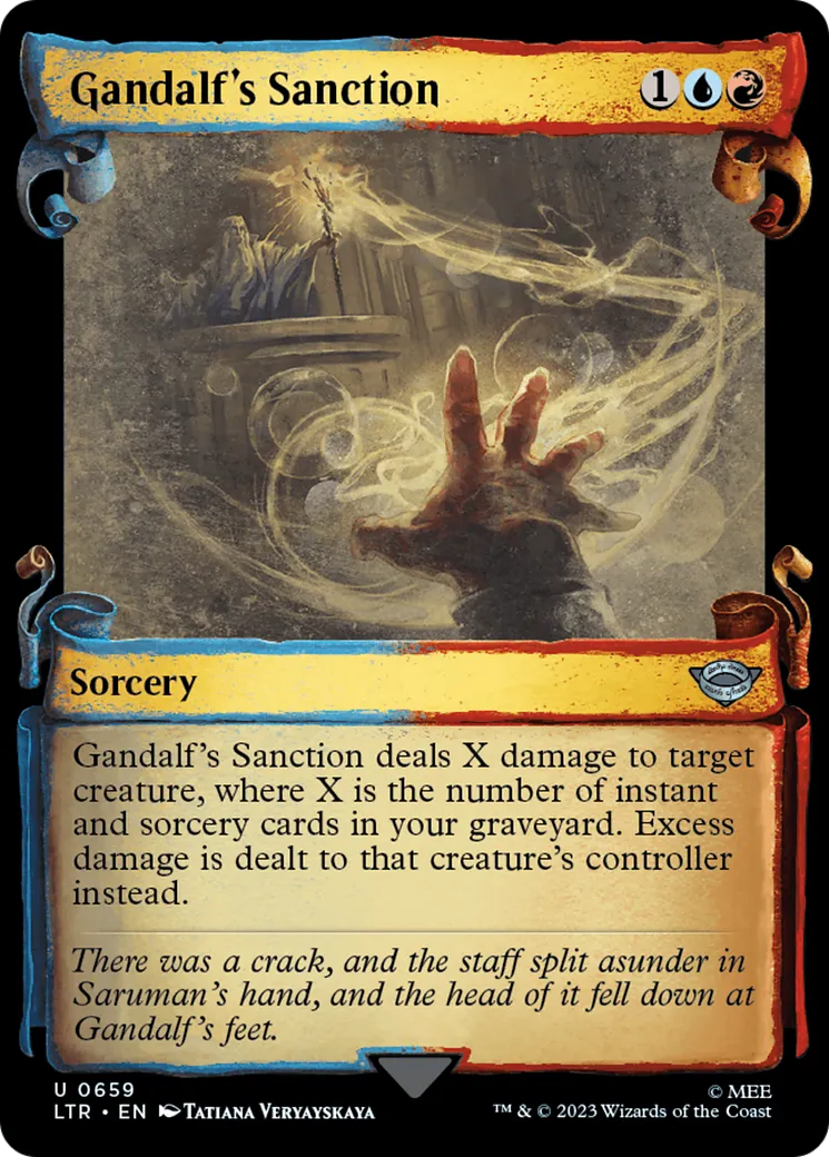Condamnation par Gandalf — The Lord of the Rings: Tales of Middle-earth — Magic: The Gathering
