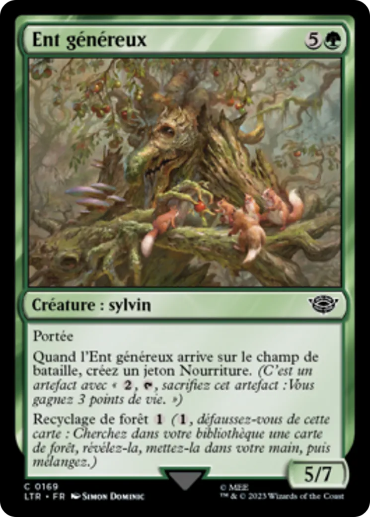 Ent généreux — The Lord of the Rings: Tales of Middle-earth — Magic: The Gathering