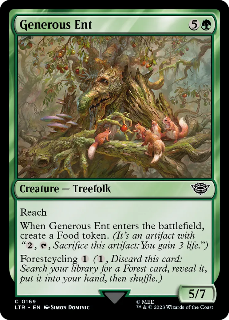Ent généreux — The Lord of the Rings: Tales of Middle-earth — Magic: The Gathering