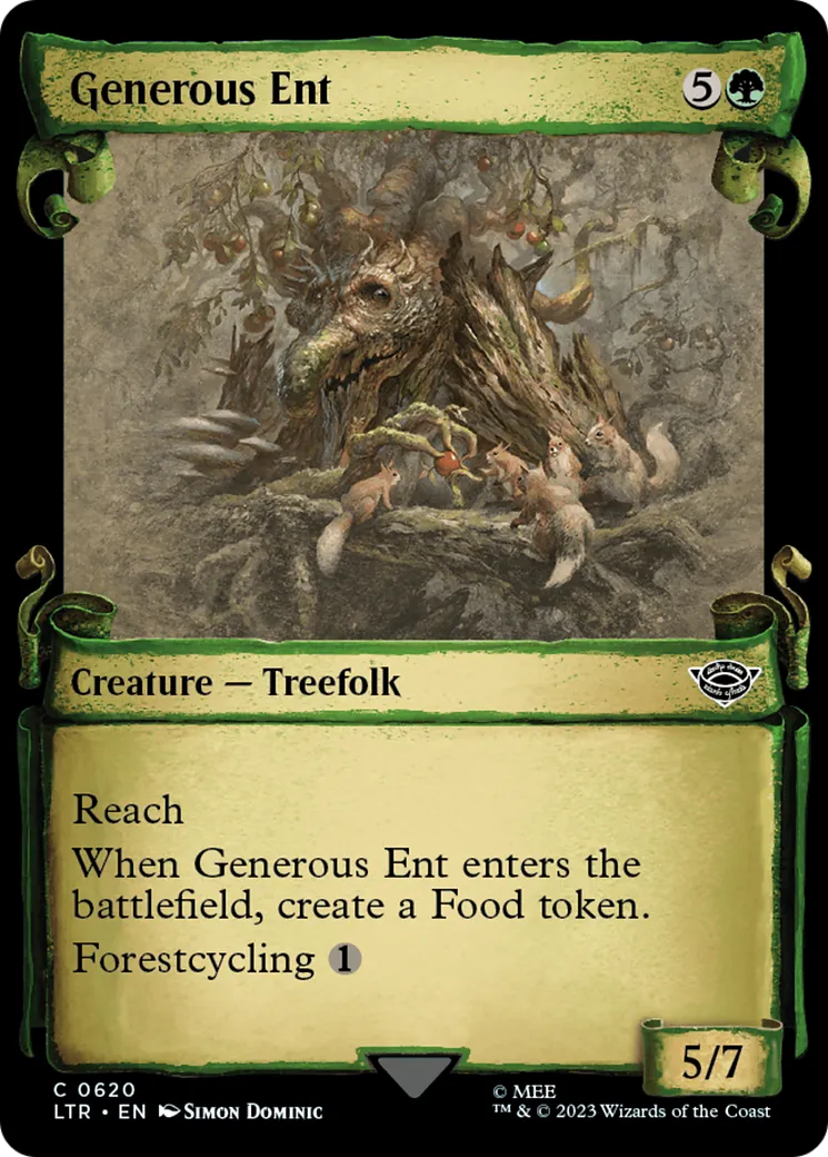 Ent généreux — The Lord of the Rings: Tales of Middle-earth — Magic: The Gathering