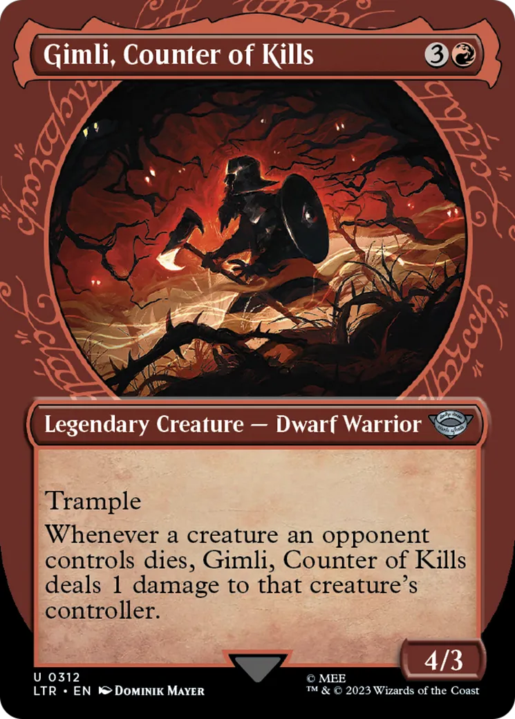Gimli, compteur de morts — The Lord of the Rings: Tales of Middle-earth — Magic: The Gathering