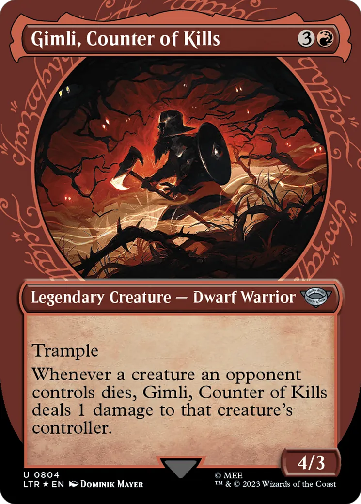 Gimli, Counter of Kills — The Lord of the Rings: Tales of Middle-earth — Magic: The Gathering