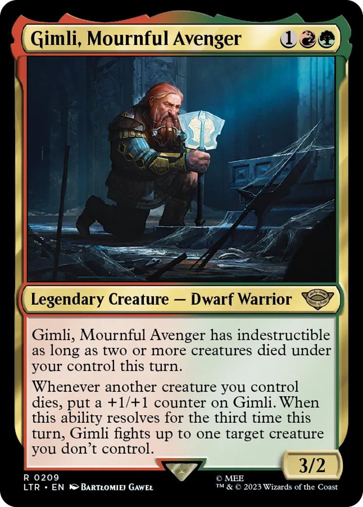 Gimli, vengeur éploré — The Lord of the Rings: Tales of Middle-earth — Magic: The Gathering