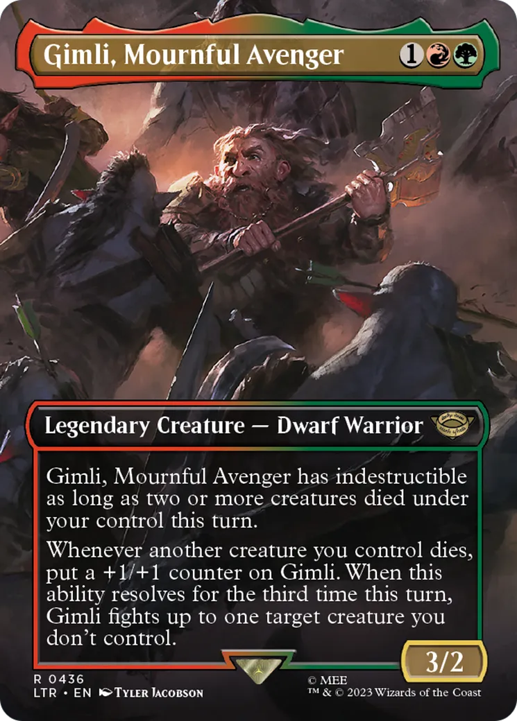 Gimli, Mournful Avenger — The Lord of the Rings: Tales of Middle-earth — Magic: The Gathering
