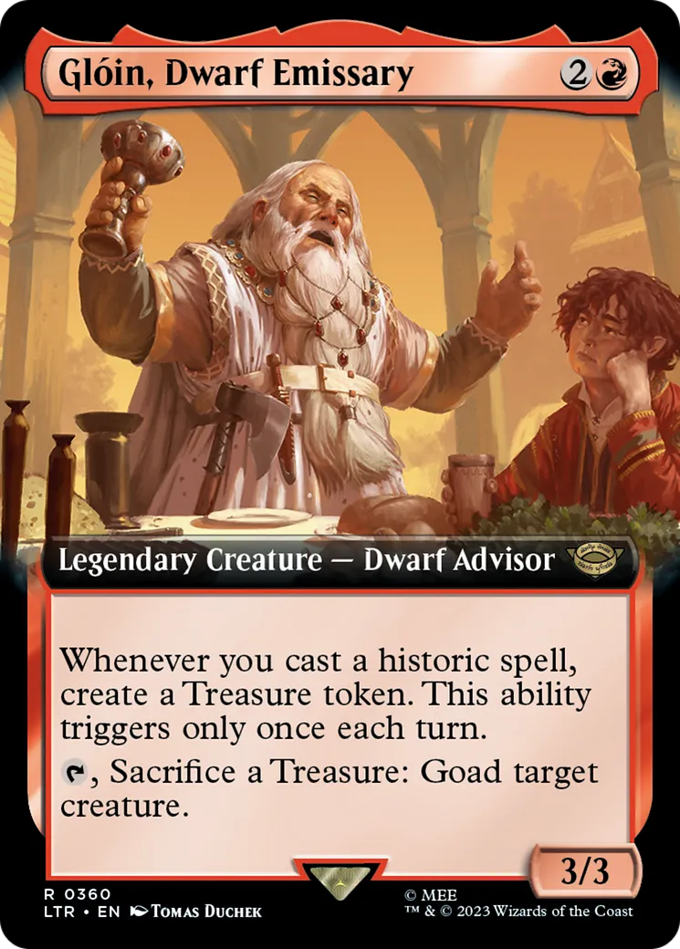 Glóin, émissaire nain — The Lord of the Rings: Tales of Middle-earth — Magic: The Gathering