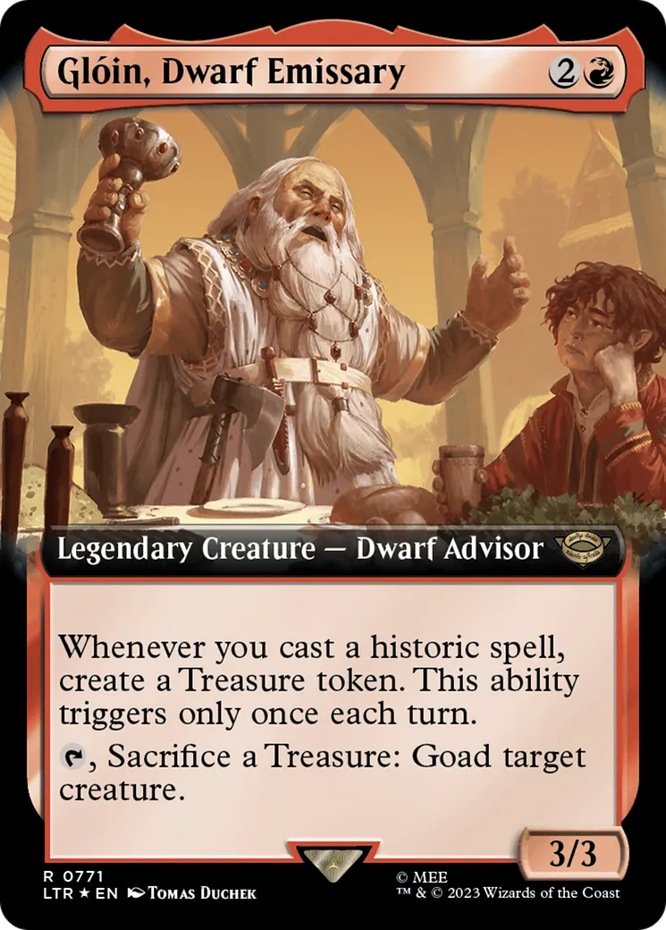Glóin, émissaire nain — The Lord of the Rings: Tales of Middle-earth — Magic: The Gathering