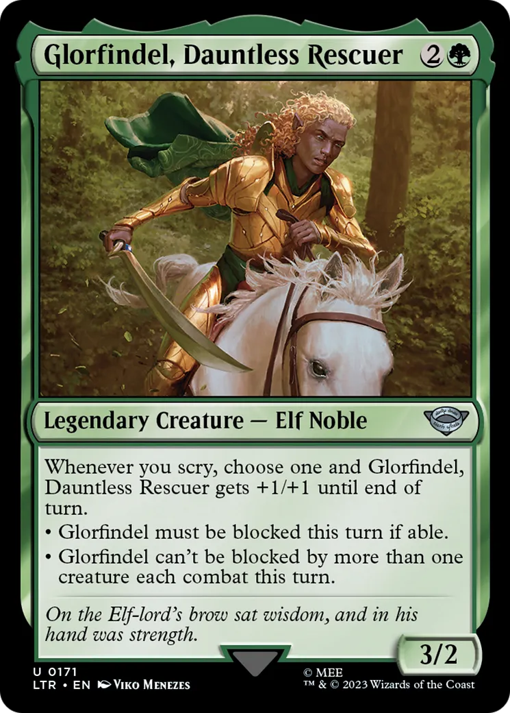 Glorfindel, Dauntless Rescuer — The Lord of the Rings: Tales of Middle-earth — Magic: The Gathering
