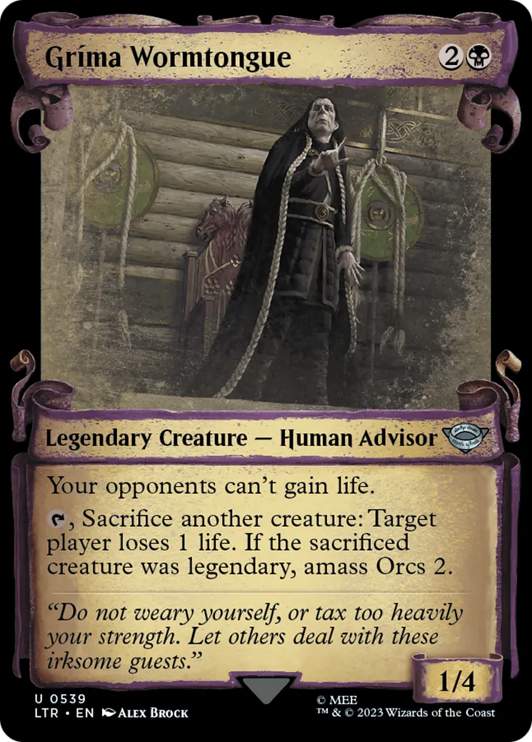 Grima Langue de Serpent — The Lord of the Rings: Tales of Middle-earth — Magic: The Gathering