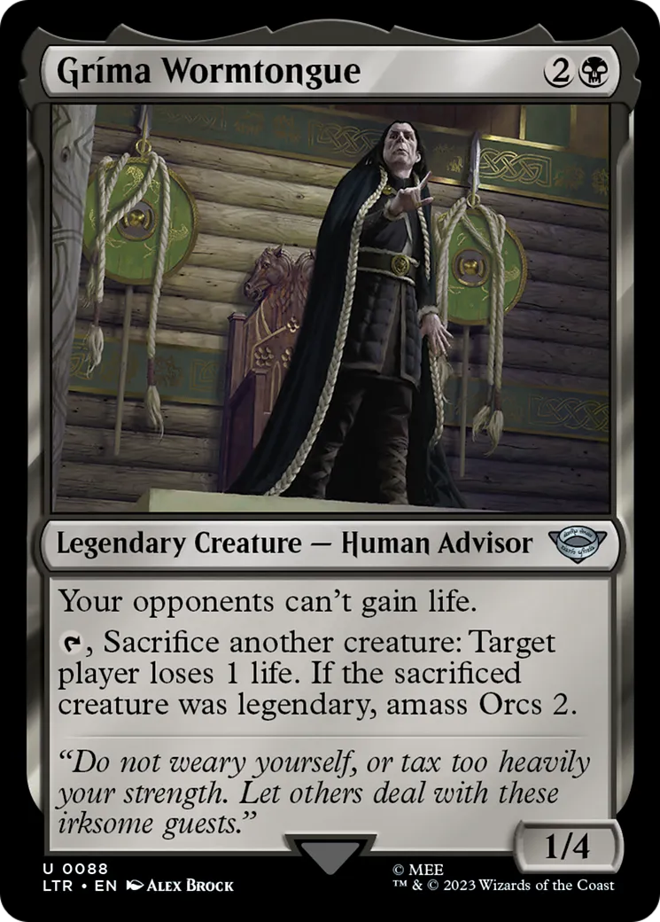 Grima Langue de Serpent — The Lord of the Rings: Tales of Middle-earth — Magic: The Gathering